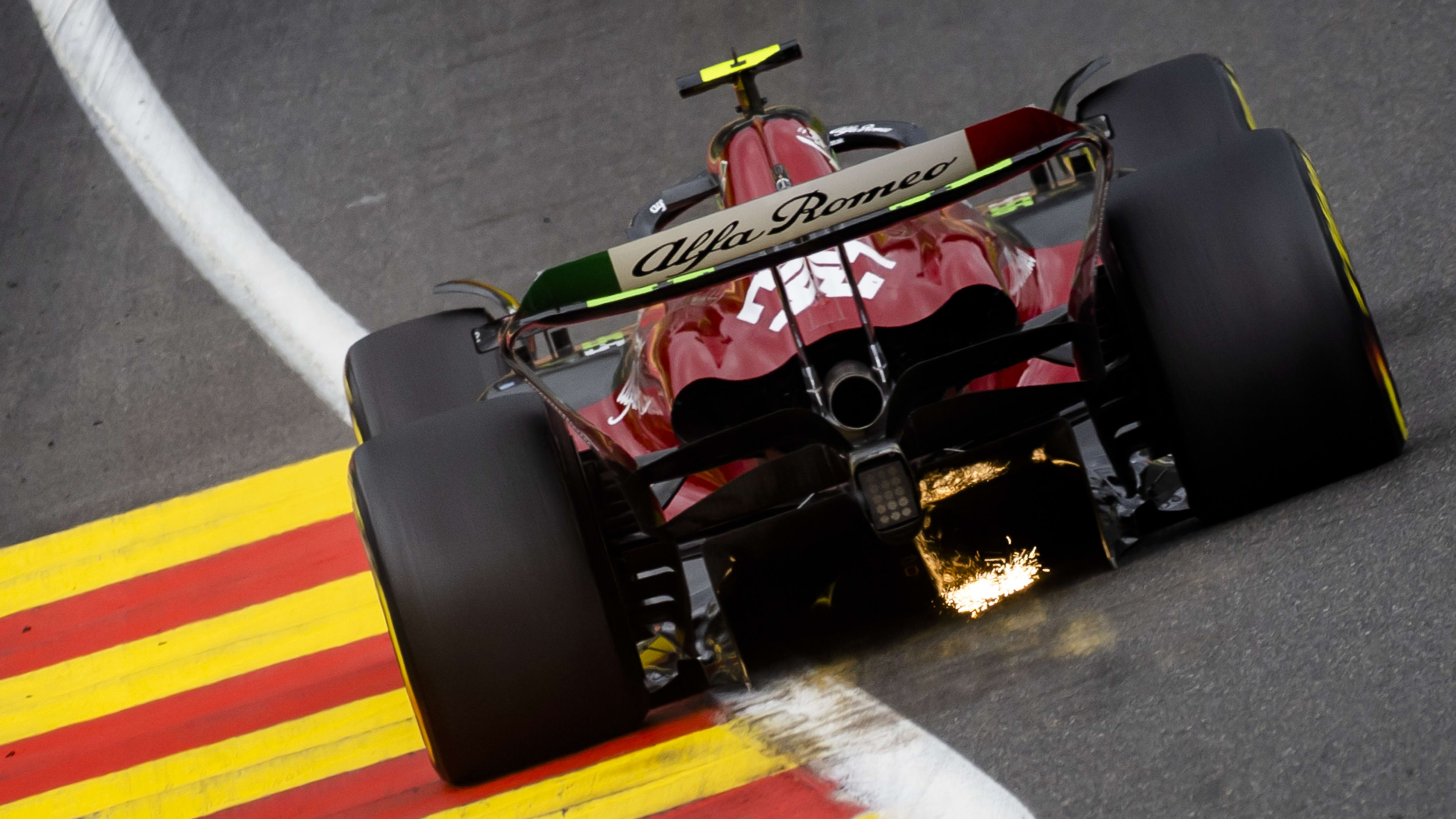 SPA - Zhou Guanyu (Alfa Romeo) during the Grand Prix of Belgium at the Circuit de